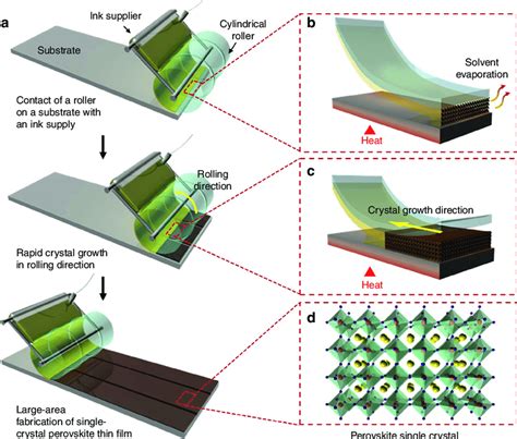 metal single crystal fabrication|single crystal perovskite devices.